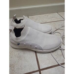 Vessi‎ Cityscape Classic White Waterproof Knit Sneakers Womens Size 7 Slip On